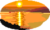 夕日